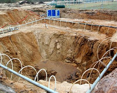 Водопонижение в котловане