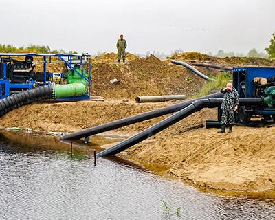 Откачка воды